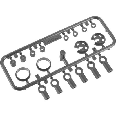 Axial plastové diely tlmiča 10 mm
