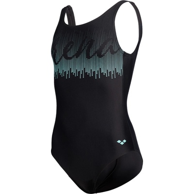 Arena Girls' Graphic U Back Swimsuit dievčenské plavky