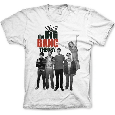 Pánské tričko Big Bang Theory bílá bílé