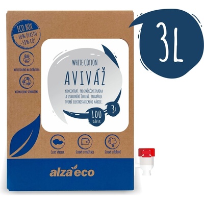 AlzaEco Aviváž White Cotton 3 l 100 PD