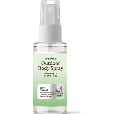 BrainMax Outdoor Body spray with Catnip Oil and Citronella, 50 ml