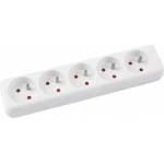 Office Products Preloader OFFICE PRODUCTS, 5 sockets, 3m, with grounding, white