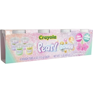 Crayola Творчески комплект Crayola - Перлен моделин, 4 цвята, 453 g (2910) - baby
