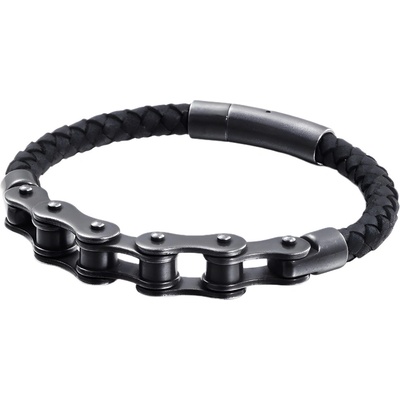 Gaira kožený náramek Chain 31507-45