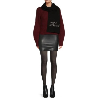 Karl Lagerfeld dámská šála Logo Graphic Scarf černá