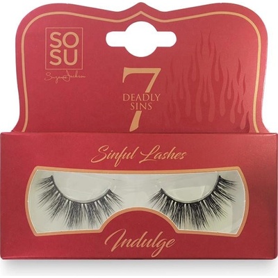 SOSU Cosmetics 7 Deadly Sins Lashes umelé mihalnice Indulge 1 ks