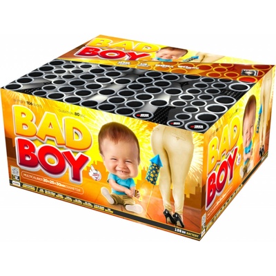 Kompaktní ohňostroj Bad boy 106 ran 20 25 30 mm