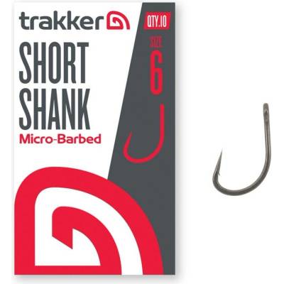 Trakker Short Shank Hooks Micro Barbed vel.6 10 ks
