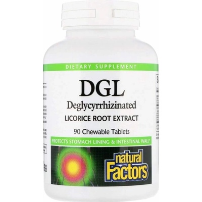 Natural Factors DGL 400 mg sladké drievko 90 tabliet
