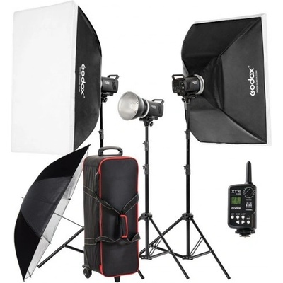 Sada Godox MS300-D, 3x blesk MS300 300Ws s příslušenstvím