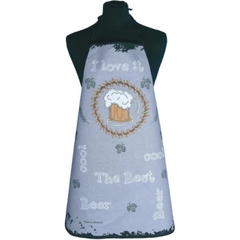 Forbyt Zástěra Pivo šedá