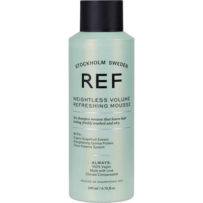 Ref Weightless Volume Refreshing Mousse penový suchý šampón 200 ml