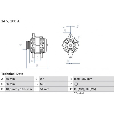 Alternátor BOSCH 0 986 042 740