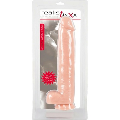 realistixxx Giant 3XL realistické dildo extra velké 42 cm tělová