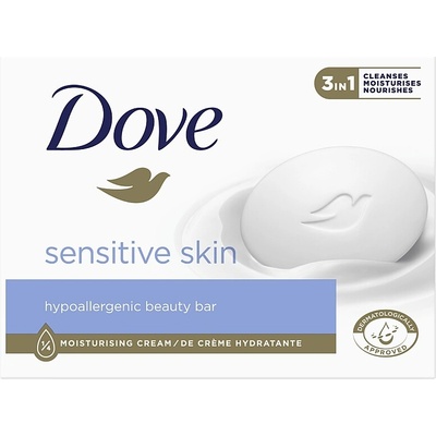 Dove tuhé mydlo Sensitive skin 90 g