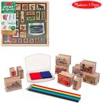 Melissa & Doug Дървени Печати Тропическа гора - Melissa & Doug
