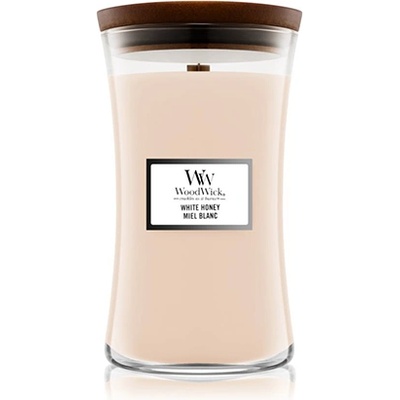 WoodWick White Honey ароматна свещ унисекс 453.6 гр