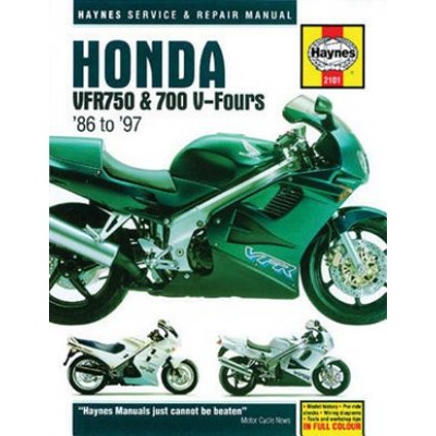 Honda VFR750 & 700 V-Fours Motorcycle Repair Manual Anon