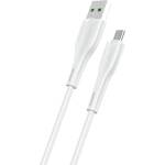 USAMS Кабел USAMS U38 microUSB 4A Fast Charge за OPPO 1м, бял (Usa000852)