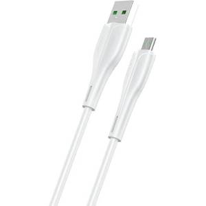 USAMS Кабел USAMS U38 microUSB 4A Fast Charge за OPPO 1м, бял (Usa000852)