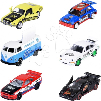 Majorette Autíčko Anniversary Edition Deluxe kovové s gumovými kolečky a sběratelským boxem délka 7,5 cm 6 různých druhů