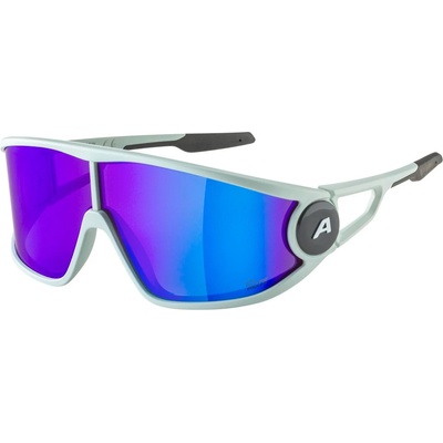 Alpina Слънчеви очила Alpina Legend Q-Lite Cat. 3 Sunglasses - Smoke / Grey Matt / Q-Lite Purple / Electric Blue - размер One Size (205-3721-0311)