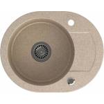 Quadron Вградена мивка Quadron Pop Johnny 216 бежова, композитна, 59x46 см (HCQC5846BEZK) Мивка за вграждане