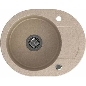 Quadron Вградена мивка Quadron Pop Johnny 216 бежова, композитна, 59x46 см (HCQC5846BEZK) Мивка за вграждане