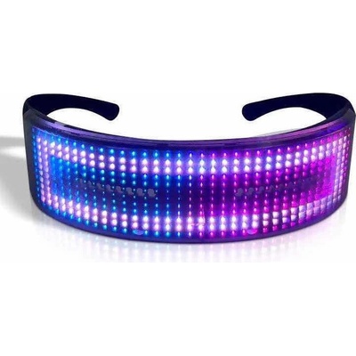 RAVEON RAVE LED okuliare | Nastaviteľné cez Smartphone