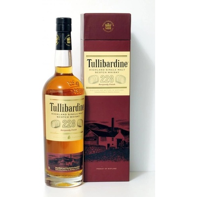 Tullibardine 228 Burgundy Finish 43% 0,7 l (kazeta)