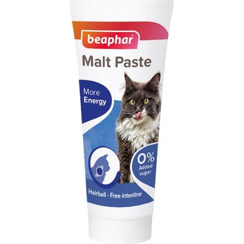 Beaphar Malt Paste Omega 3 & Omega 6 - Малцова паста за котки с важните за козината Omega 3 & Omega 6, 25 гр