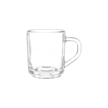 Cristar Стъклена чаша за топли напитки с дръжка 236мл 7, 3xh8, 5см "LISO" (0700AL48) - Cristar (0112224)