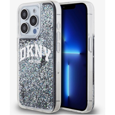 DKNY Заден капак с течен блясък с логото на арката за iPhone 15 Pro Black DKNY DKNY | Cheren | ЖЕНИ | UNI
