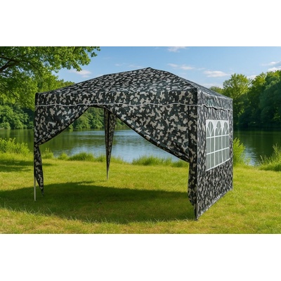 Instent zahradní párty stan 3 x 3 m urban + 2 bočnice M71744