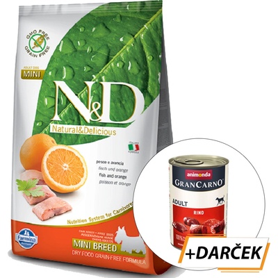 N&D Grain Free Dog Adult Fish & Orange 7 kg