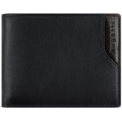 Bugatti Кожен портфейл Bugatti Corso DeLuxe Wallet With Flap, черен (49 1651 01)