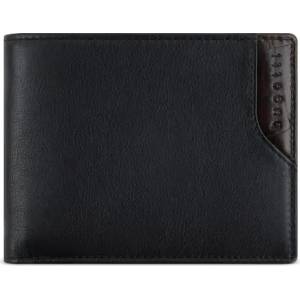 Bugatti Кожен портфейл Bugatti Corso DeLuxe Wallet With Flap, черен (49 1651 01)