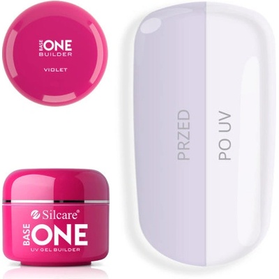 Silcare Base One gél na nechty Violet 50 g