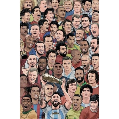 Plagát, Obraz - Legends - Football Greatest!S, 61 × 91.5 cm