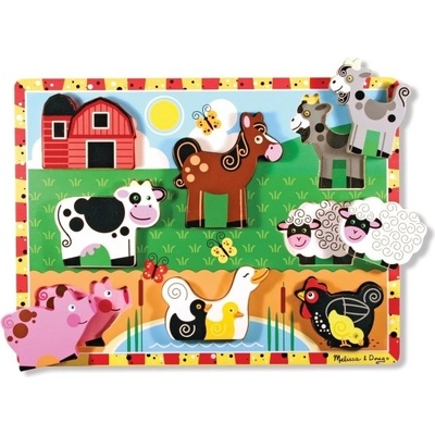 Melissa & Doug vkladacie puzzle Farma