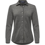Cutter & Buck & buck 2411 / Дамска риза с дълъг ръкав от пике - антрацит меланж m (68241102102)