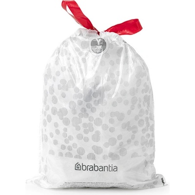 Brabantia Торбички за кош Brabantia PerfectFit NewIcon 1005490, Размер Y, 20 л, 40 броя, Бял (1005490)