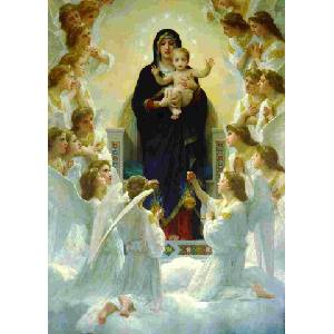 Enjoy - Puzzle William Bouguereau: The Virgin With Angels - 1 000 piese
