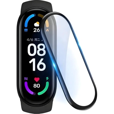 HARAHU 3D Закалено стъкло за Mi Band 8 / M8 - черно KP36245 (36245)