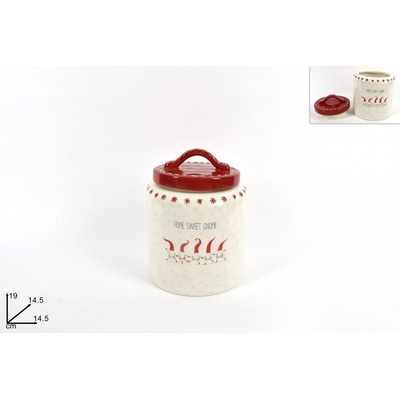 MAKRO Dóza vianočná 19cm