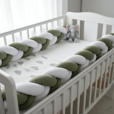 Babyhome плетен обиколник за кошара 330 см (82641)