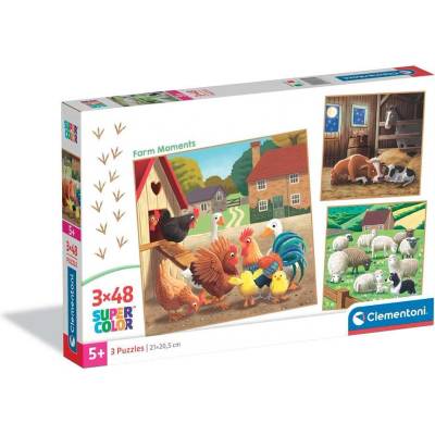 Clementoni 3x48ч. Пъзел Ферма (1011729F)
