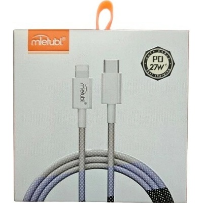 Mietubl MTB-DCTLPD05 USB-C/Lightning PD27W 1m fialový