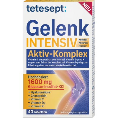 tetesept Интензивен активен комплекс за стави - 40 таблетки