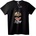 NOONEBRAND Тениска Останете диви планински - XS, Black